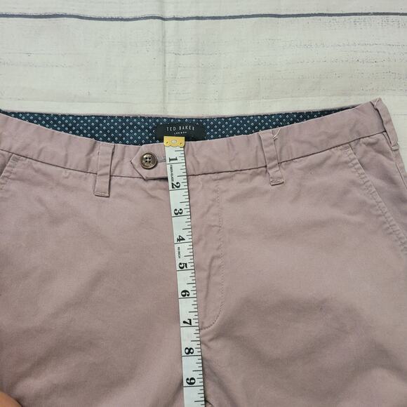 Ted Baker Size 32R Violet Slim Fit Stretch Chinos Men’s Pants - Picture 4 of 8
